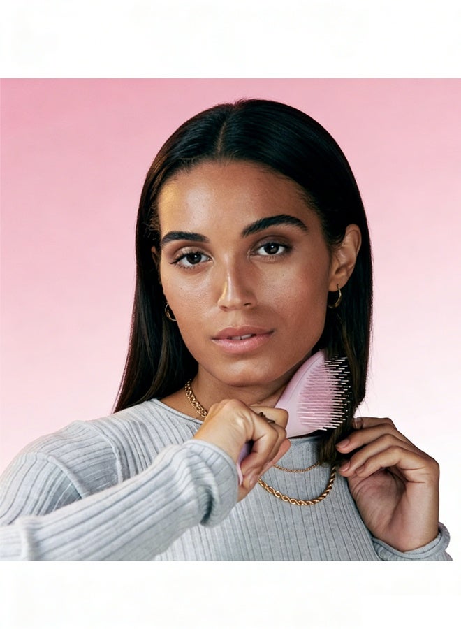 The Wet Detangler Hairbrush for Wet & Dry Hair For All Hair Types Eliminates Knots & Reduces Breakage，Pink - Women, Men ﻿ - Image 5